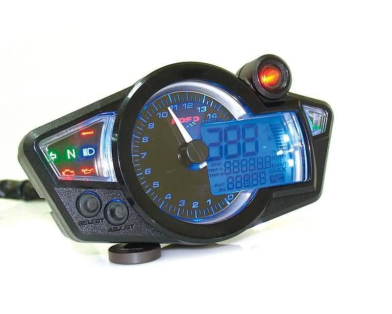Přístrojová deska KOSO Digital Cockpit RX1N, černá modrá 11042
