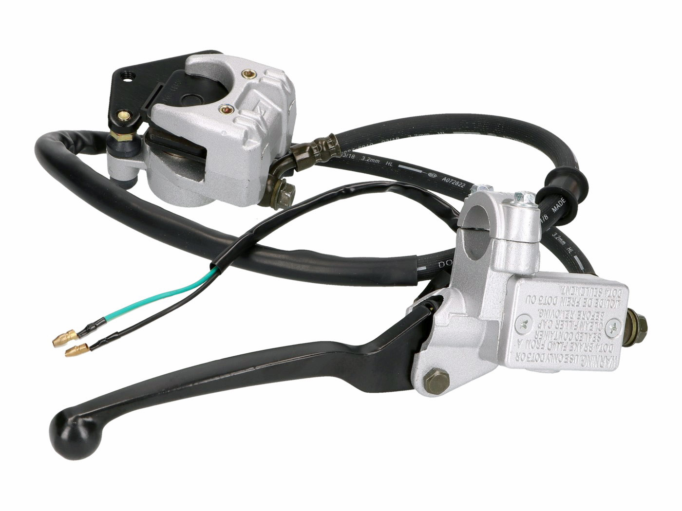 101 Octane Brzda přední kompletní, GY6 125/150cc GY14220