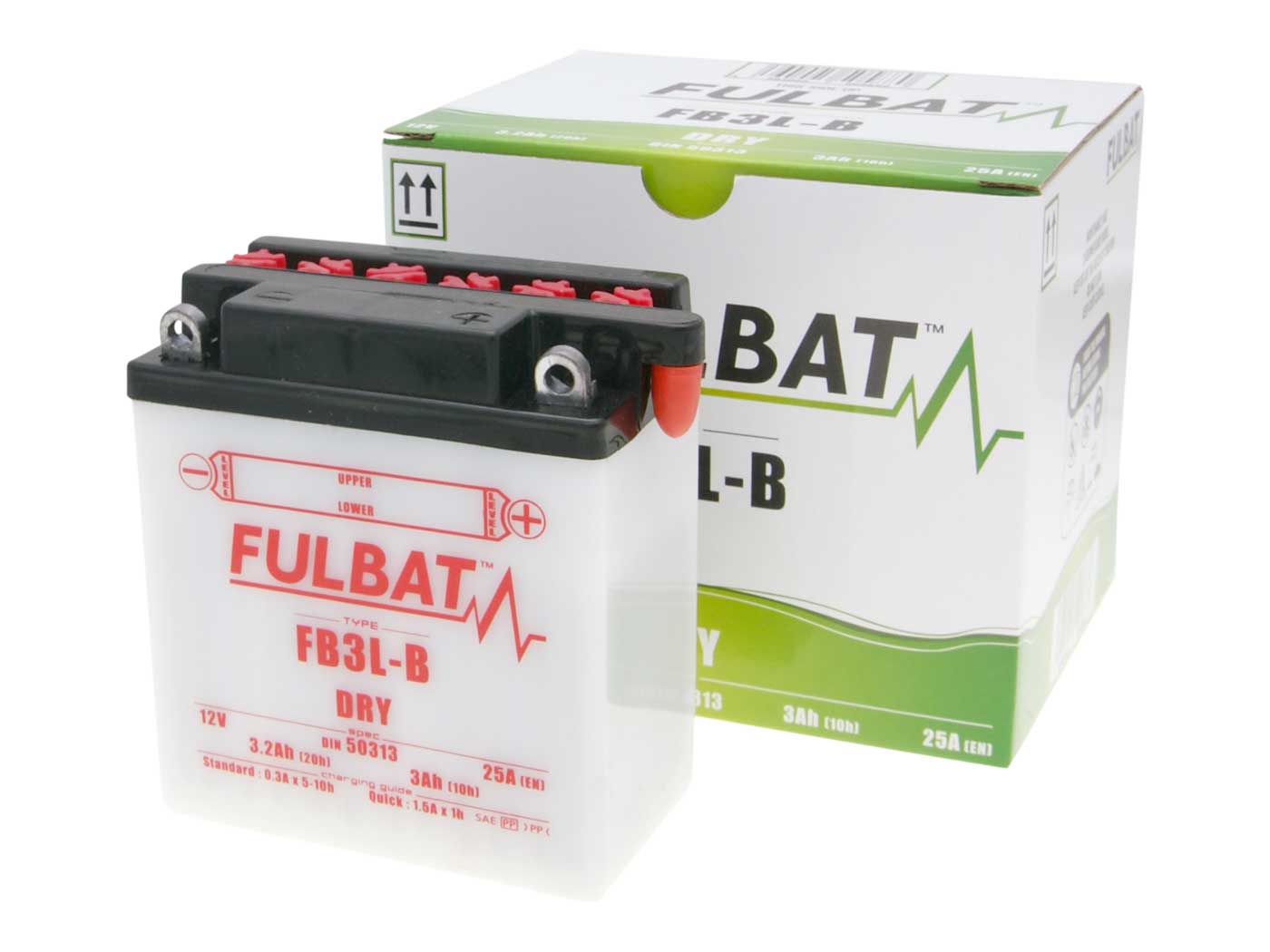 Levně Baterie Fulbat FB3L-B, včetně kyseliny FB550588
