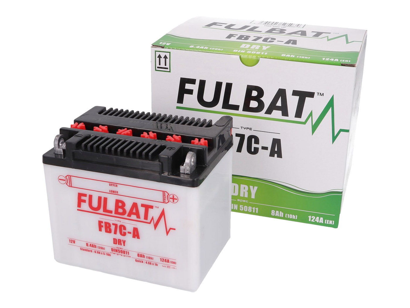 Levně Baterie Fulbat YB7C-A, včetně kyseliny FB550593