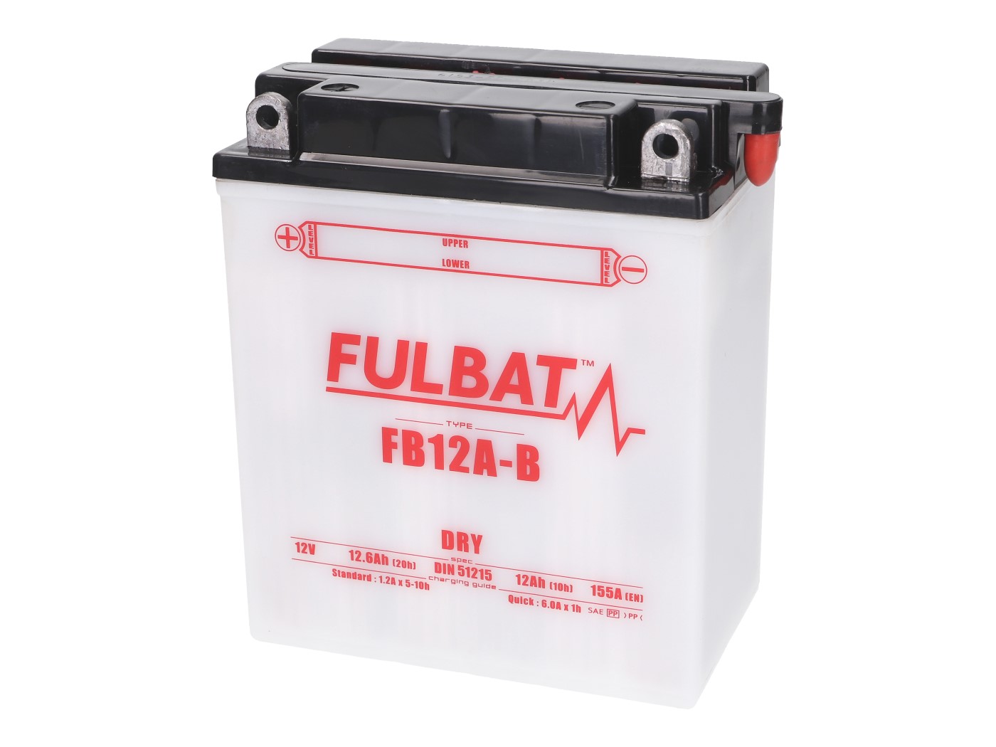 Baterie Fulbat FB12A-B, včetně kyseliny FB550562