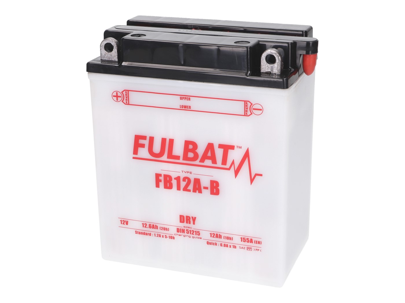 Levně Baterie Fulbat FB12A-B, včetně kyseliny FB550562
