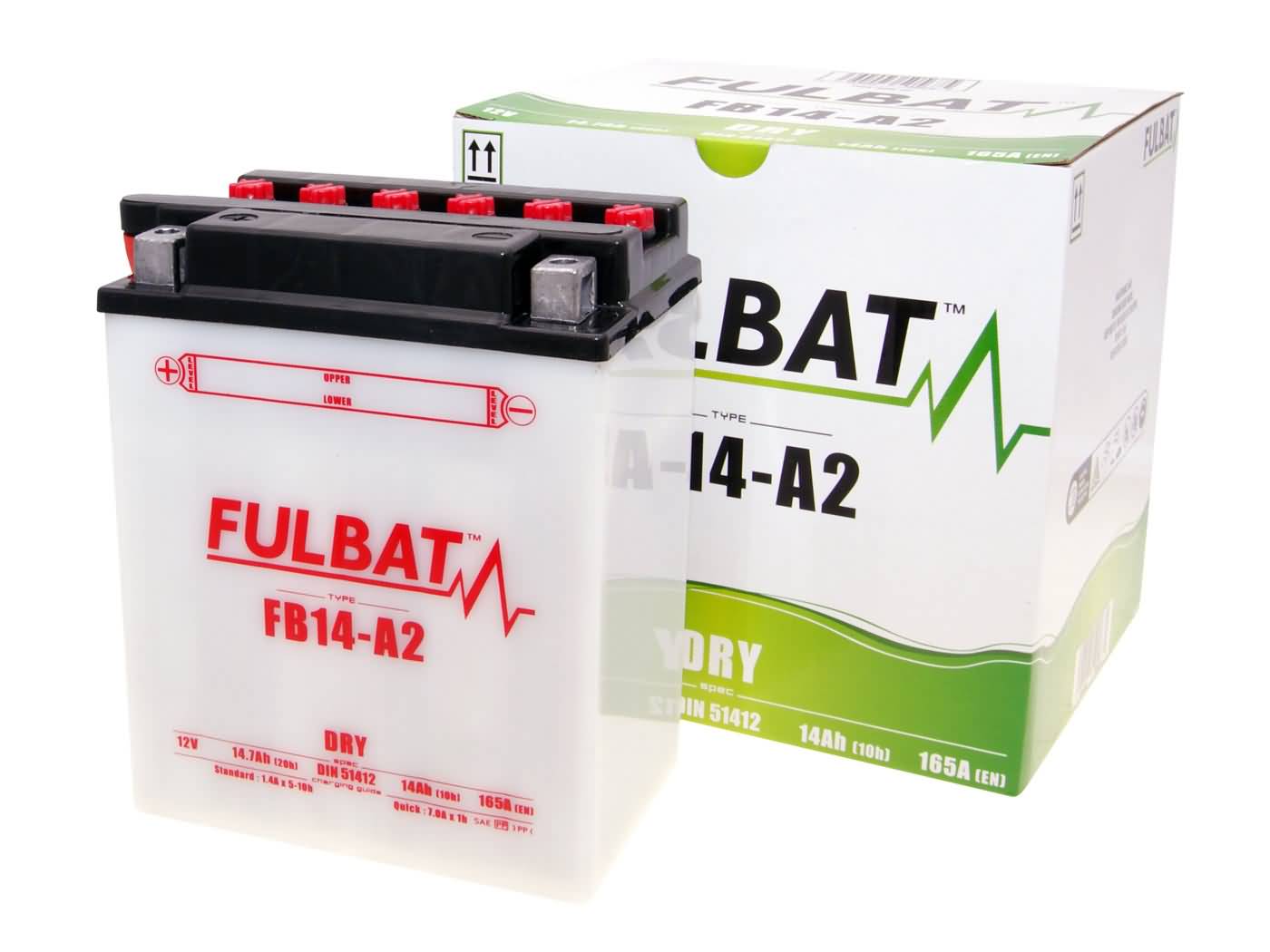 Levně Baterie Fulbat FB14-A2, včetně kyseliny FB550567