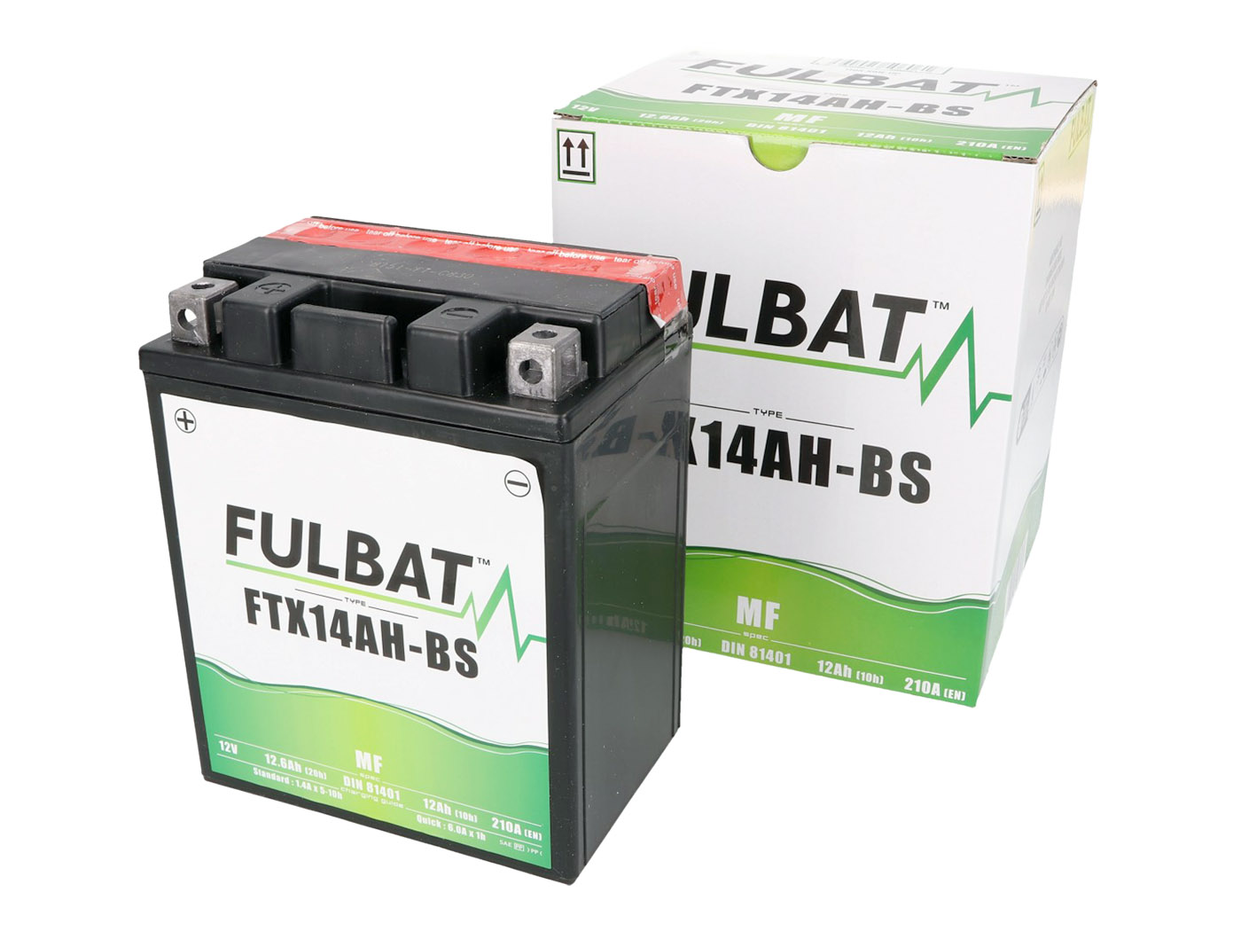 Levně Baterie Fulbat YTX14AH-BS bezúdržbová FB550606