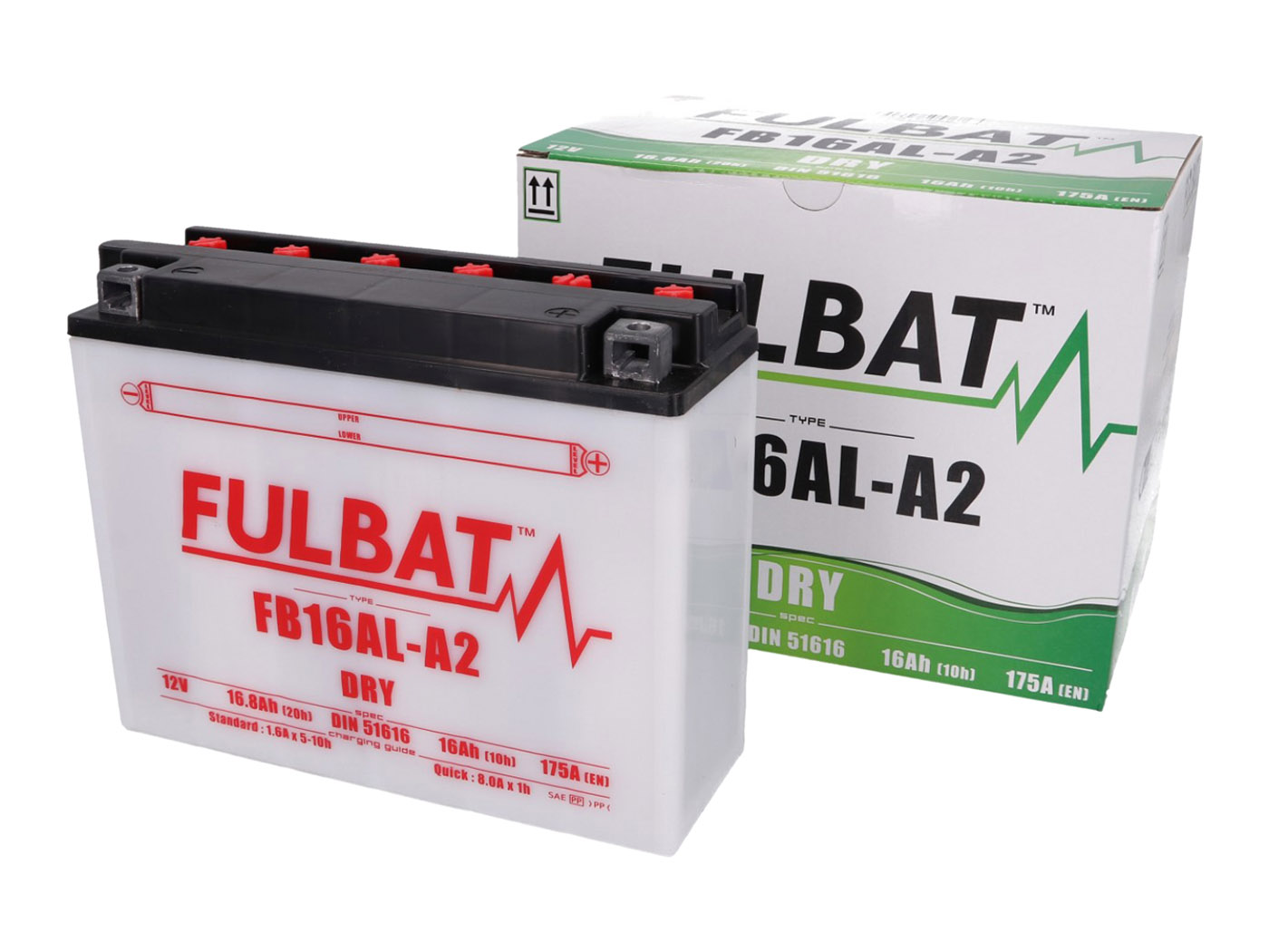 Baterie Fulbat YB16AL-A2, včetně kyseliny FB550576