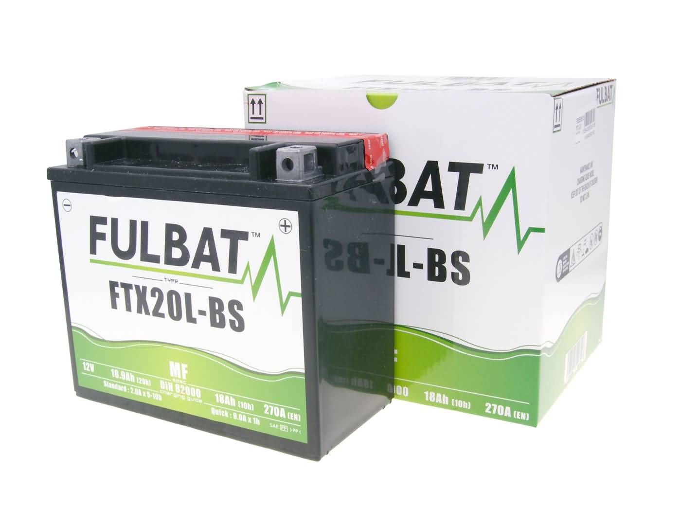 Levně Baterie Fulbat FTX20L-BS bezúdržbová FB550610