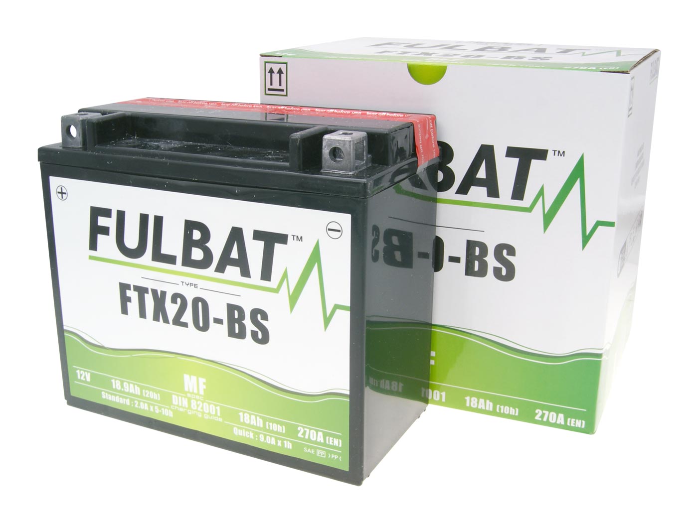 Levně Baterie Fulbat FTX20-BS bezúdržbová FB550611
