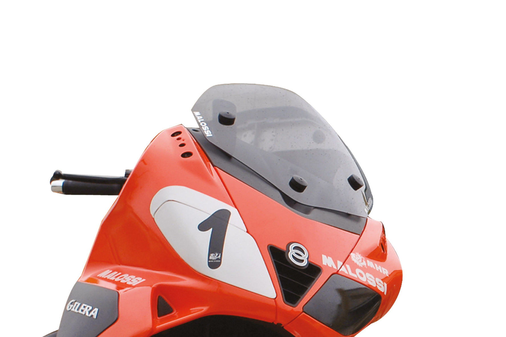 Větrný štítek (plexi) Malossi MHR, černý, Gilera Nexus 125-500 M.4513099