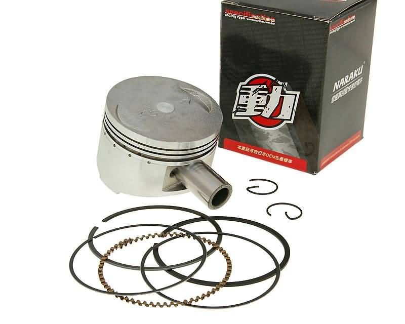 Pístní sada Naraku 150ccm, 57,4mm, GY6 150ccm NK600.53