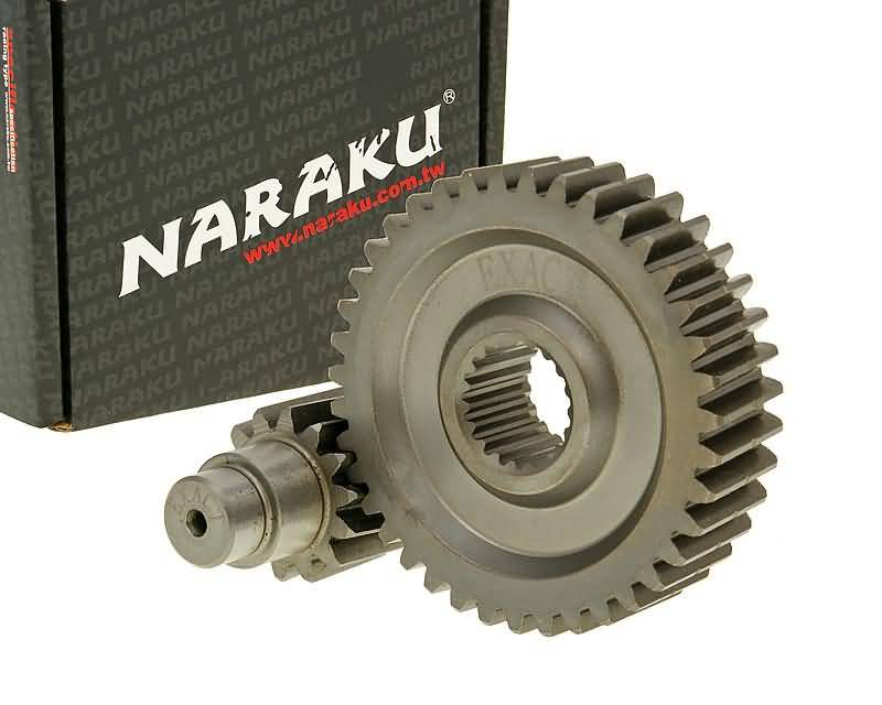 Sekundární převod Naraku Racing 14/39 +10%, GY6 125 / 150ccm 152/157QMI NK901.22