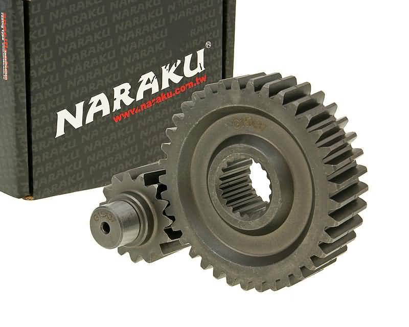 Sekundární převod Naraku Racing 15/37 +20%, GY6 125 / 150ccm 152/157QMI NK901.23