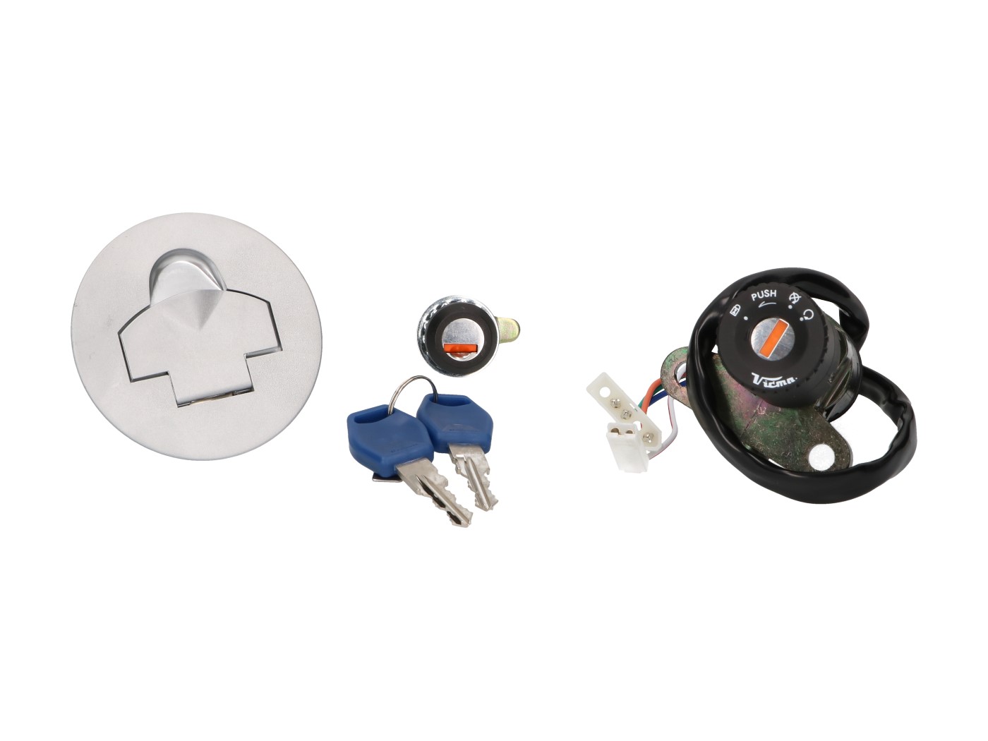 Vparts Spínací skřínka + zámky Vicma, Motorhispania   Peugeot   Rieju VC18477