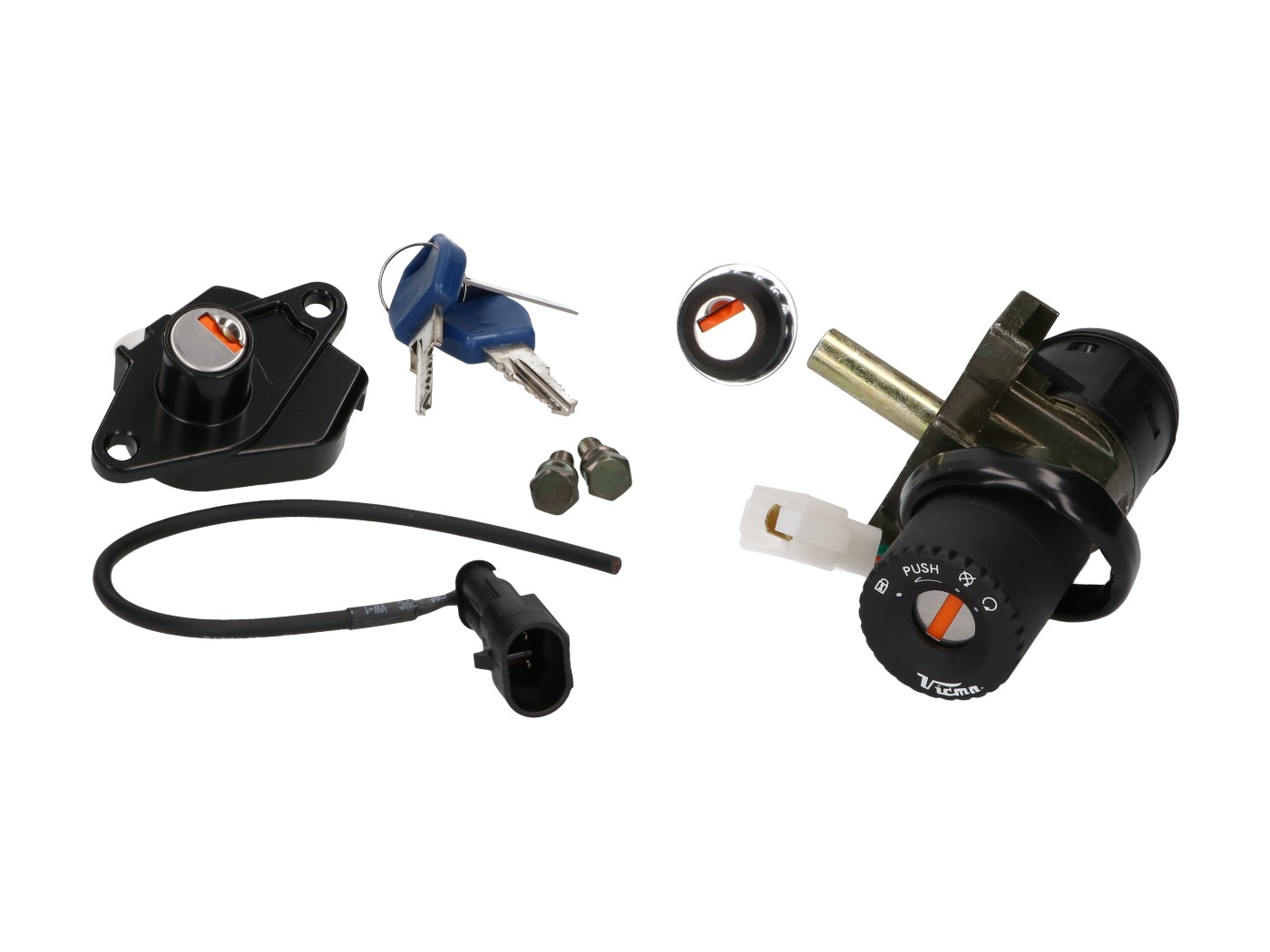 Vparts Spínací skřínka + zámky Vicma, Aprilia SR50 Factory   Purejet VC18501