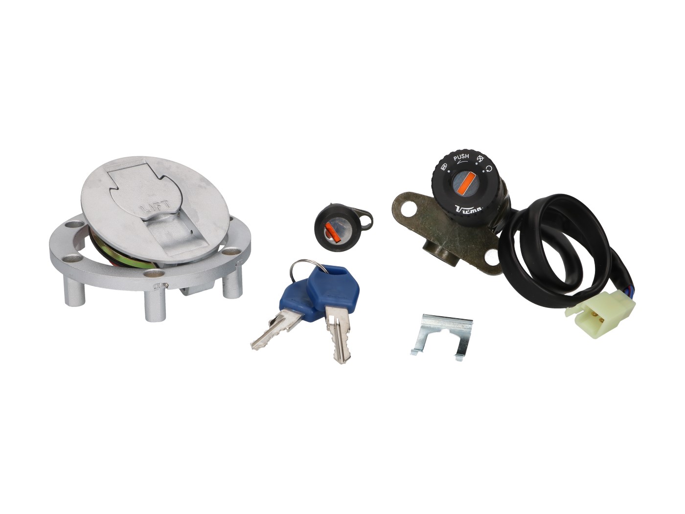 Vparts Spínací skřínka + zámky Vicma, Yamaha TZR   RR   MBK X-Power od r.v. 03 VC18516