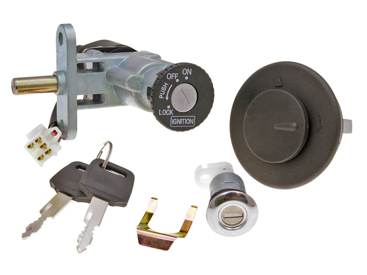 101 Octane Spínací skřínka + zámky Vicma, Keeway Focus / Fact VC18523
