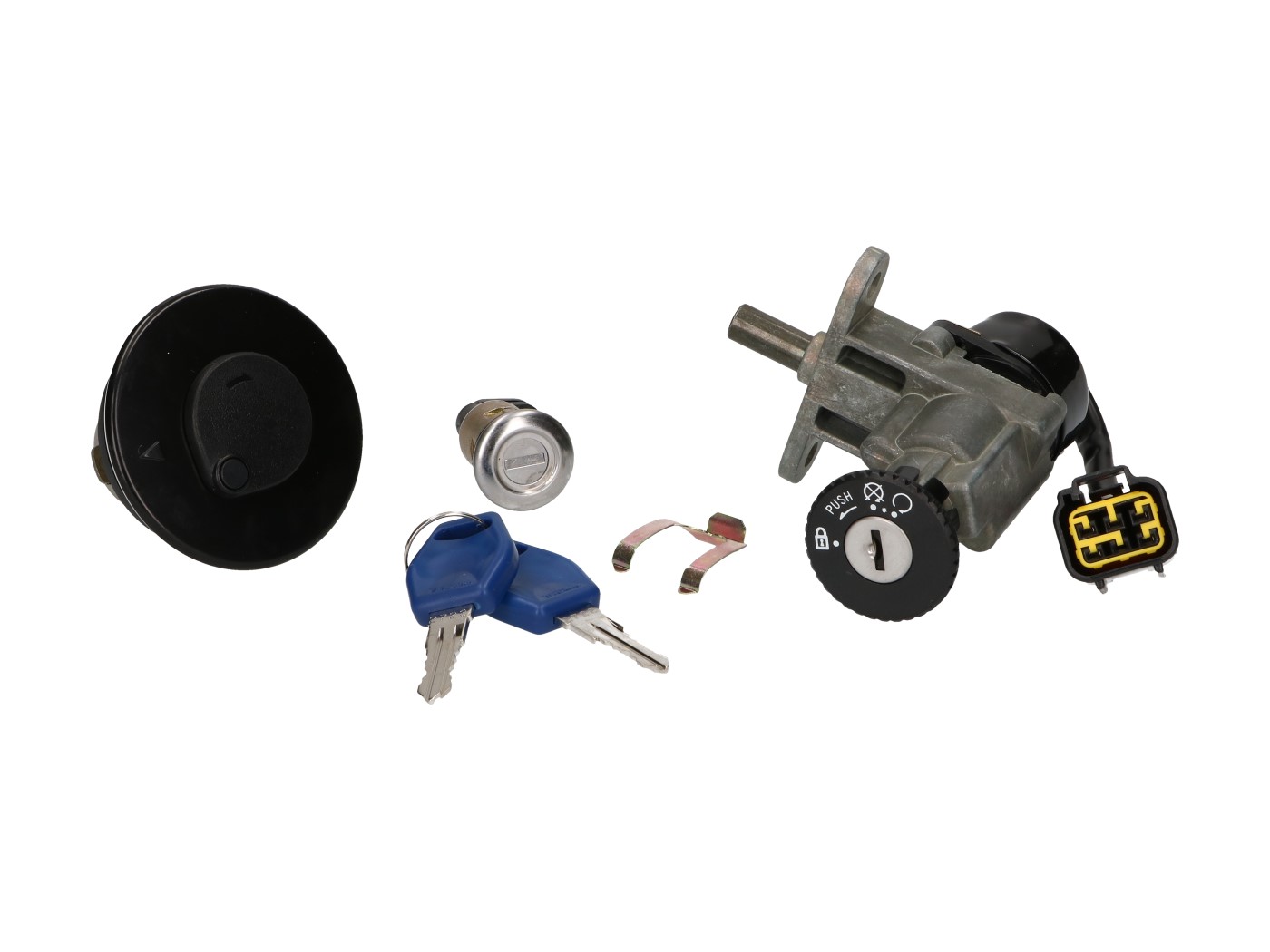 Vparts Spínací skřínka + zámky Vicma typ 2, Keeway Focus / Fact / RY8 VC18526