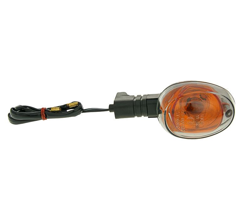 Vparts Blinkr Vicma, čiré sklíčko, přední levý / zadní pravý, Derbi, Rieju, Yamaha, MBK VC22455