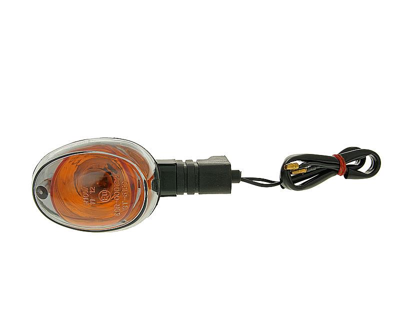 Vparts Blinkr Vicma, čiré sklíčko, přední pravý / zadní levý, Derbi, Rieju, Yamaha, MBK VC22456