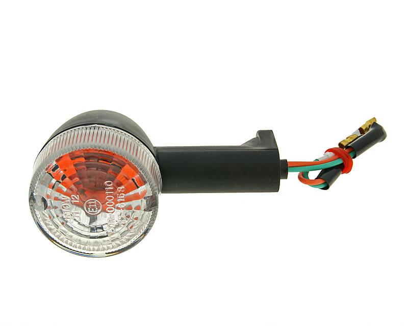 Vparts Blinkr Vicma přední pravý / zadní levý, bílé sklíčko, Derbi Senda, GPR, Gilera RCR, SMT VC22463