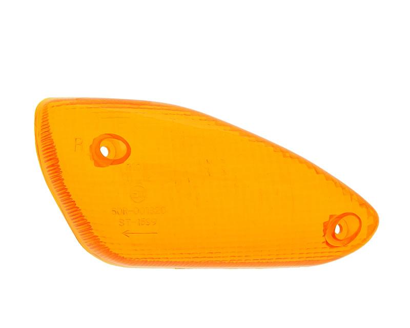 Vparts Sklíčko blinkru Vicma, oranžové, přední pravé, Yamaha Aerox, MBK Nitro VC23411