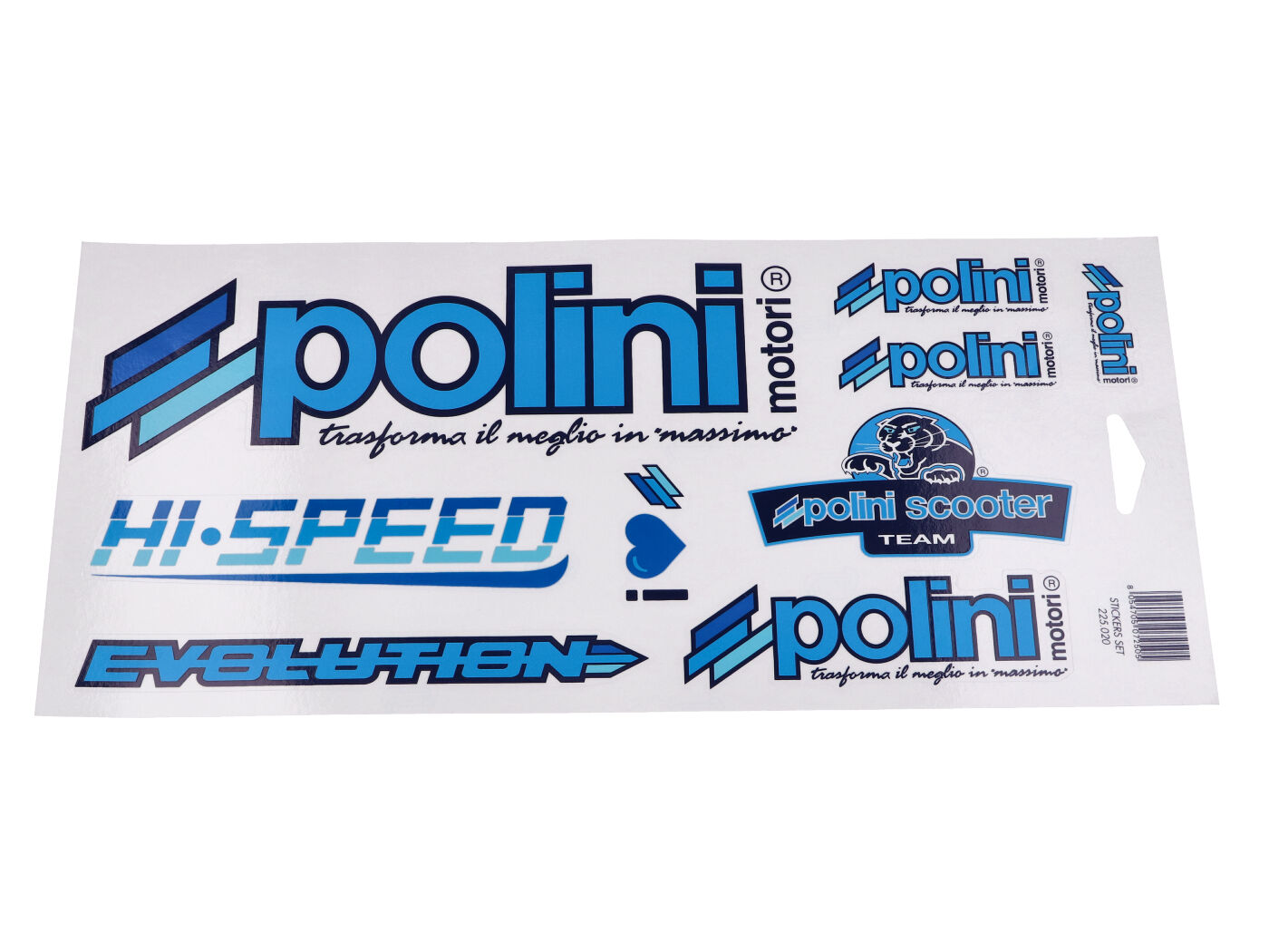 Sada samolepek Polini Scooter Team P.13671