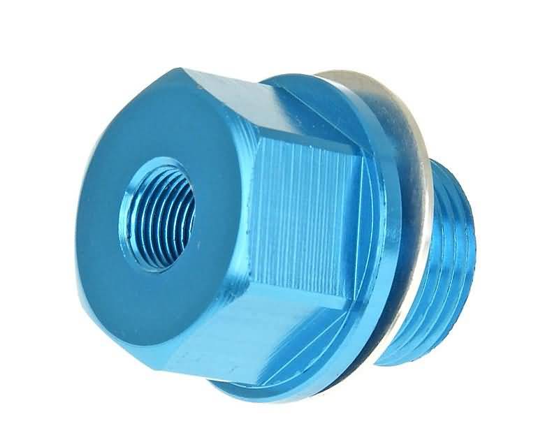 Výpustný šroub se závitem pro čidlo teploty Koso PT1/8 - M20x1.5 11621