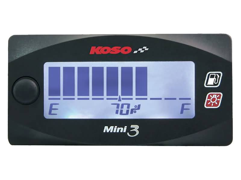 Měřák paliva Koso Mini Style 3 13834