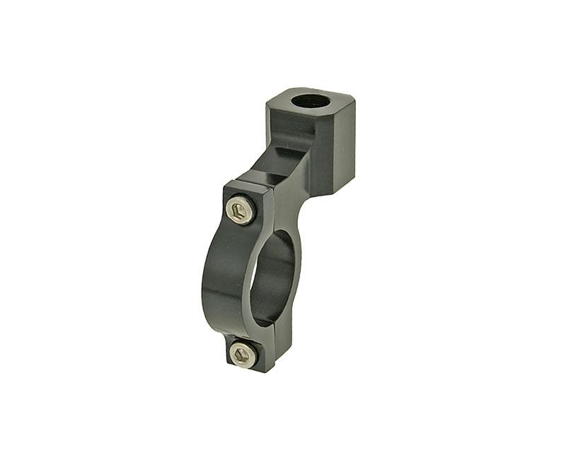 Vparts Objímka pro zrcátko CNC 22mm / M10 pravý závit - černá VC18774