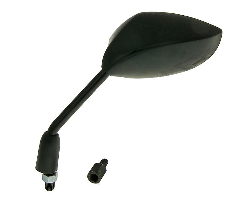 Vparts Zrcátko Sport levé M8 / M10 oval černá VC20004