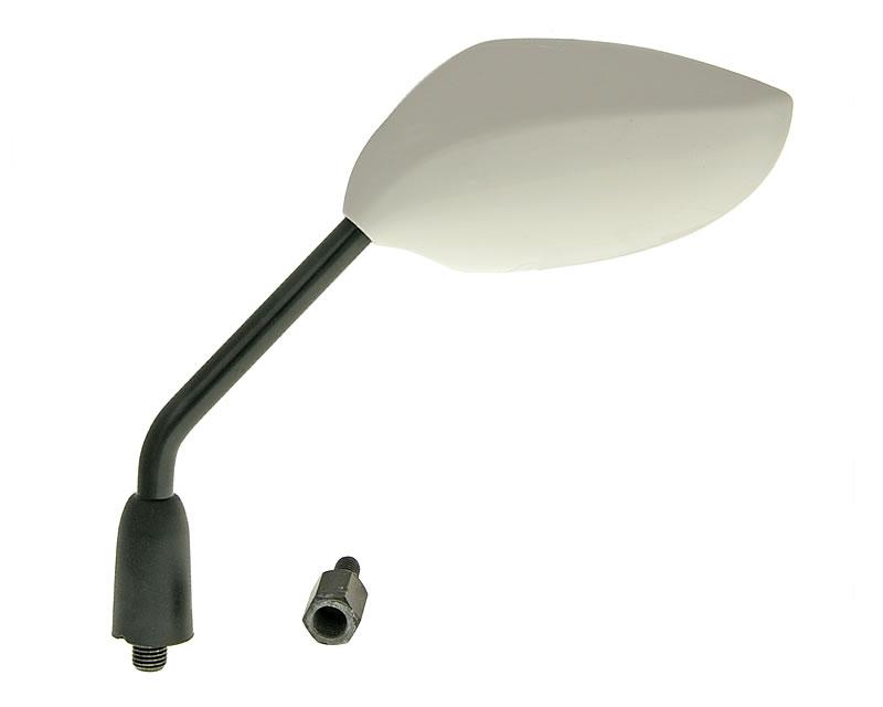Vparts Zrcátko Sport levé M8 / M10 oval bílá VC18628