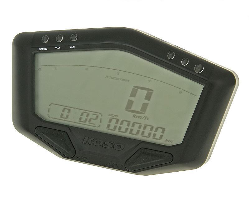 Multifunkční tachometr Koso DB-02R Road 12V version 20420