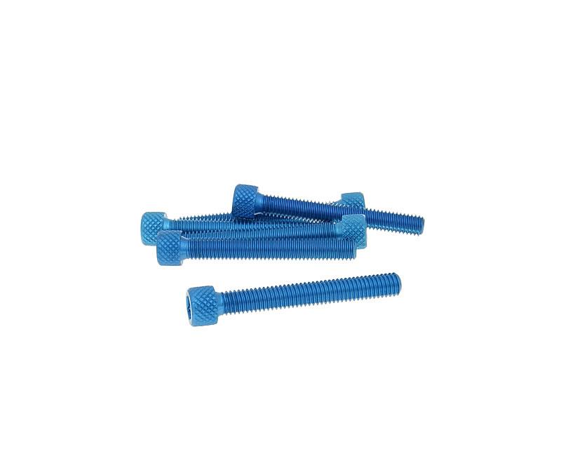 Vparts Sada šroubů 6ks inbus modrá - M6x45 VC21289