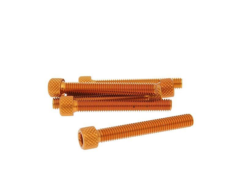 Vparts Sada šroubů 6ks inbus oranžová - M6x45 VC21292