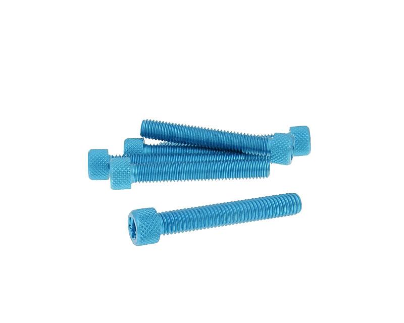 Vparts Sada šroubů 6ks inbus modrá - M8x50 VC21297
