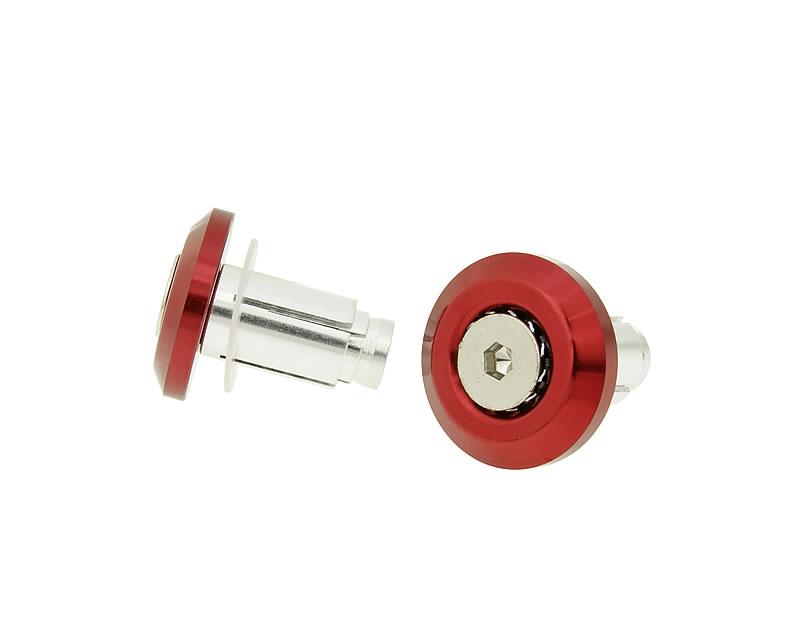 Diverse / Import Koncovky řidítek Mini CNC červená 21617
