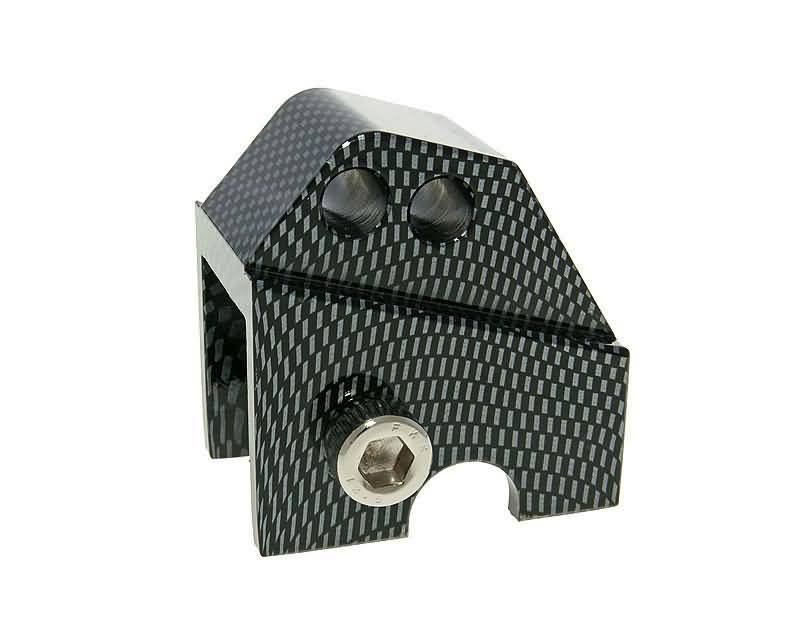 Vparts Podložka pod pružinu CNC 2 díry Carbon-Look, Piaggio VC21313