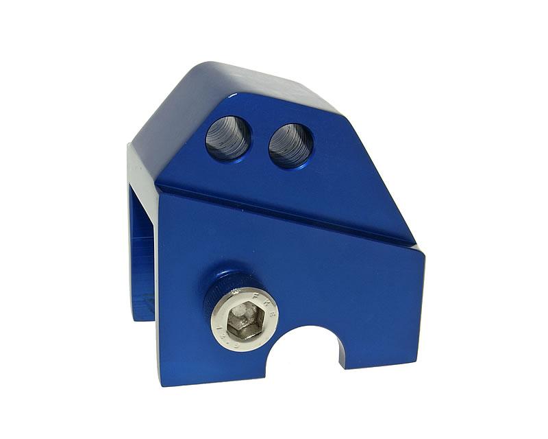 Vparts Podložka pod pružinu CNC 2 díry modrá, Piaggio VC21315
