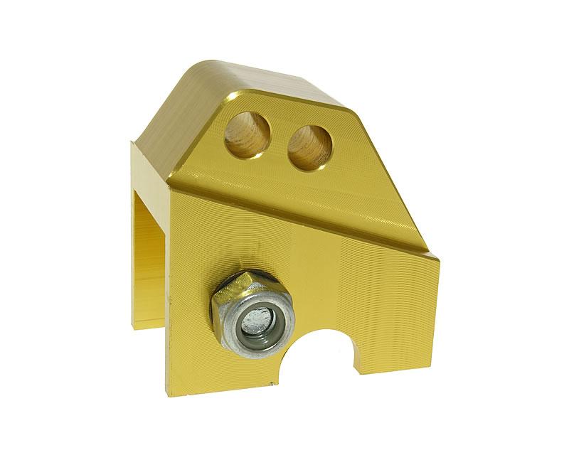 Vparts Podložka pod pružinu CNC 2 díry zlatá, Piaggio VC21317