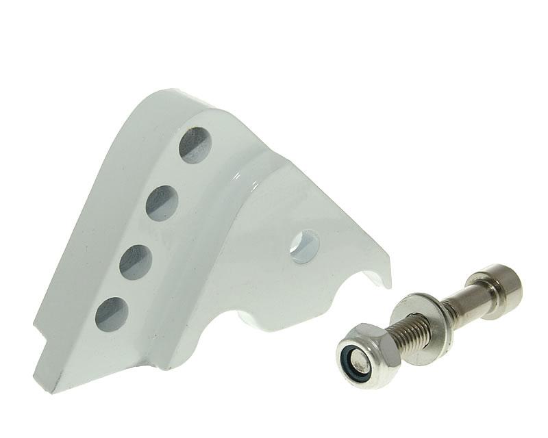 Vparts Podložka pod pružinu CNC 4 díry bílá, Minarelli horizontal 21337