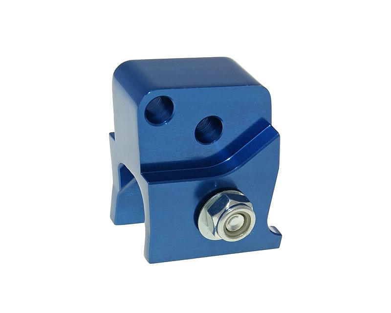 Vparts Podložka pod pružinu CNC 2 díry modrá, Peugeot horizontal VC21321