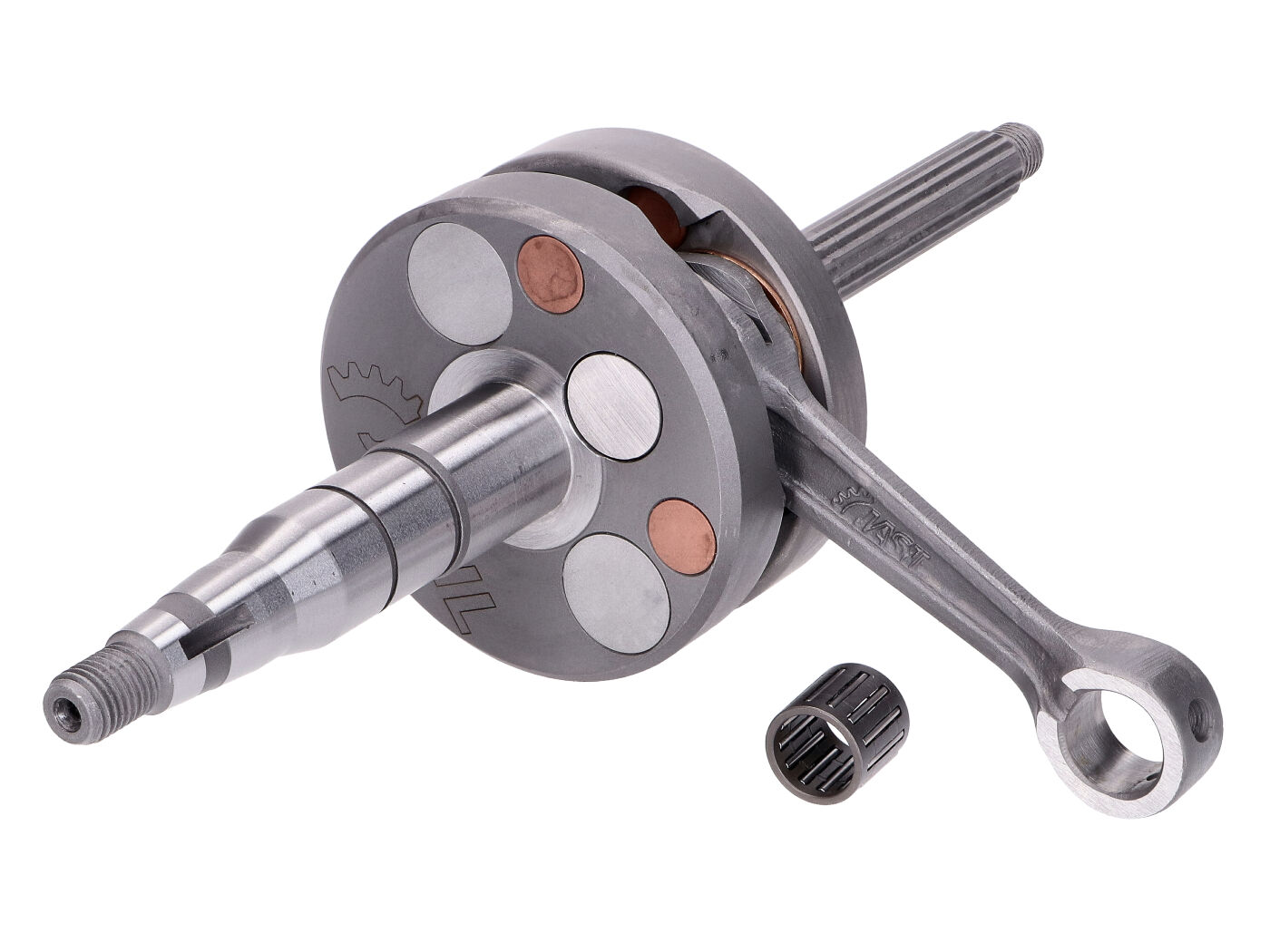 Klikový hřídel Top Racing Evolution NG Next Generation, 12mm čep, Minarelli 21518