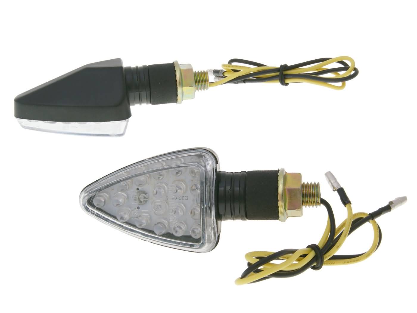 101 Octane Sada blinkrů M10 závit LED, černá Mini, krátká verze IP23252