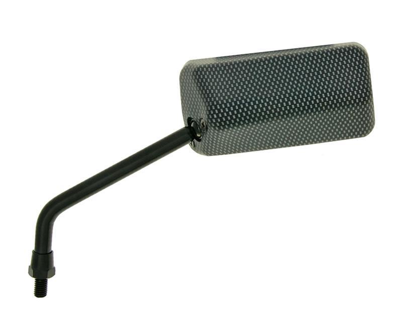 Vparts Zrcátko F1 levé M8 Carbon-Look matné krátký závit VC22732