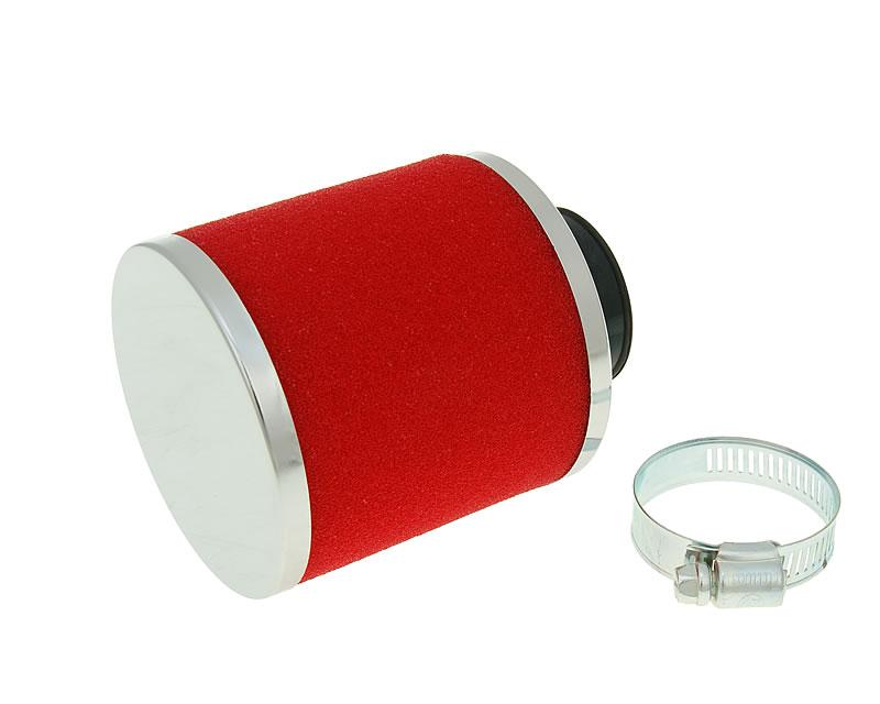 Vparts Vzduchový filtr Big Foam 28-35mm přímý červená VC23320