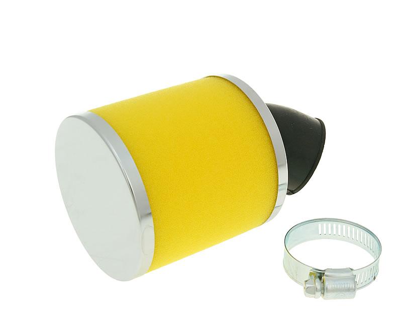 Vparts Vzduchový filtr Big Foam 28-35mm vyhnutý žlutá VC23323