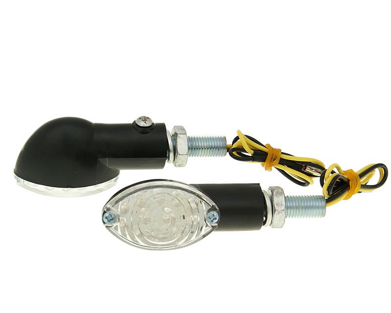 101 Octane Sada blinkrů M10 závit LED, Blast černé IP24491