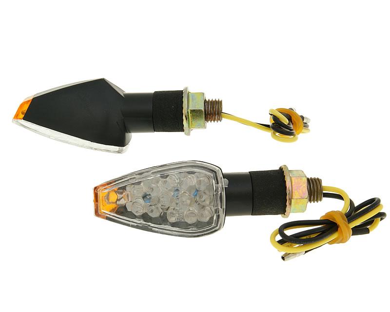 101 Octane Sada blinkrů M10 závit LED, New Century černé IP24492