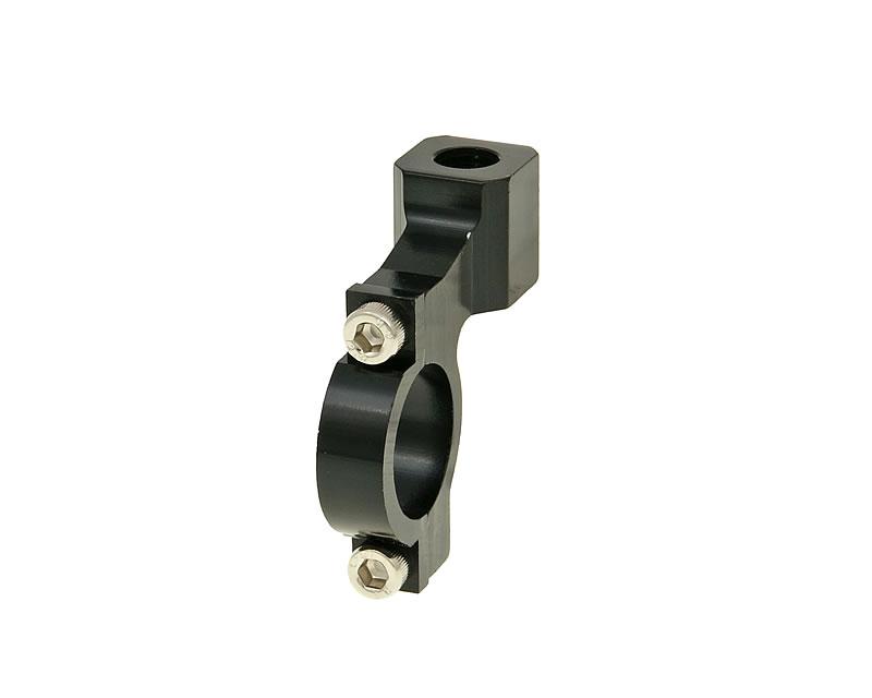 Vparts Objímka pro zrcátko CNC 22mm / M10 levý závit - černá VC24876