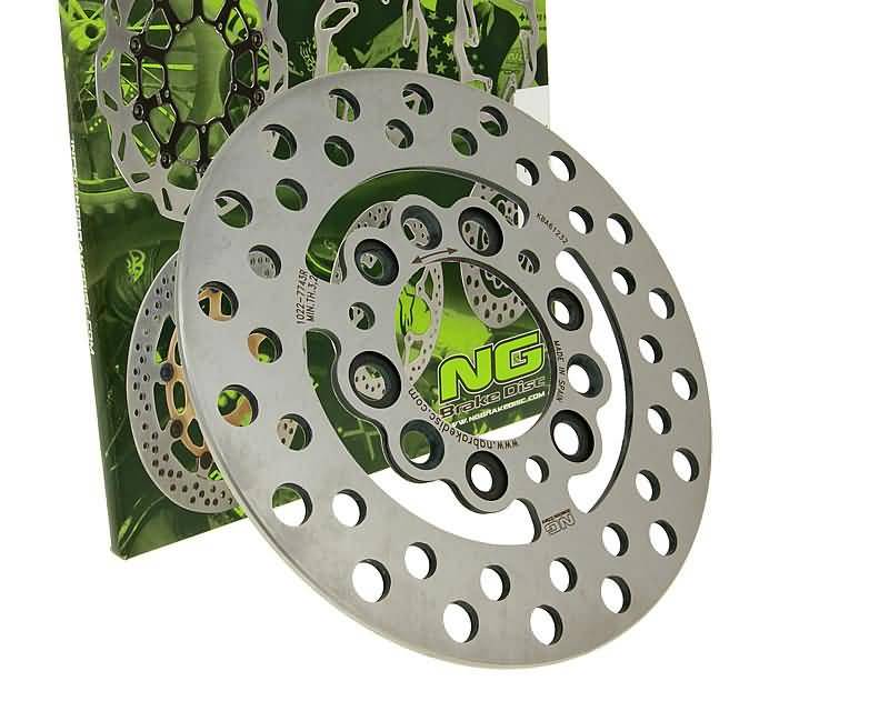 NG Brake Disc Brzdový kotouč NG, Univerzální uchycení, Aprilia, Benelli, Malaguti, MBK, Peugeot NG1022