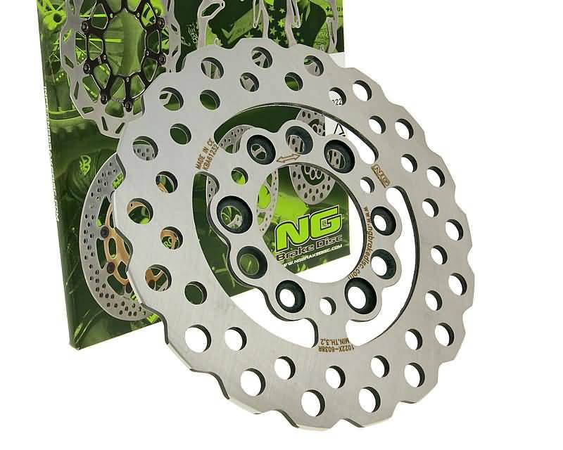 NG Brake Disc Brzdový kotouč NG Wave, Univerzální uchycení, Aprilia, Benelli, Malaguti, MBK, Peugeot NG1022X